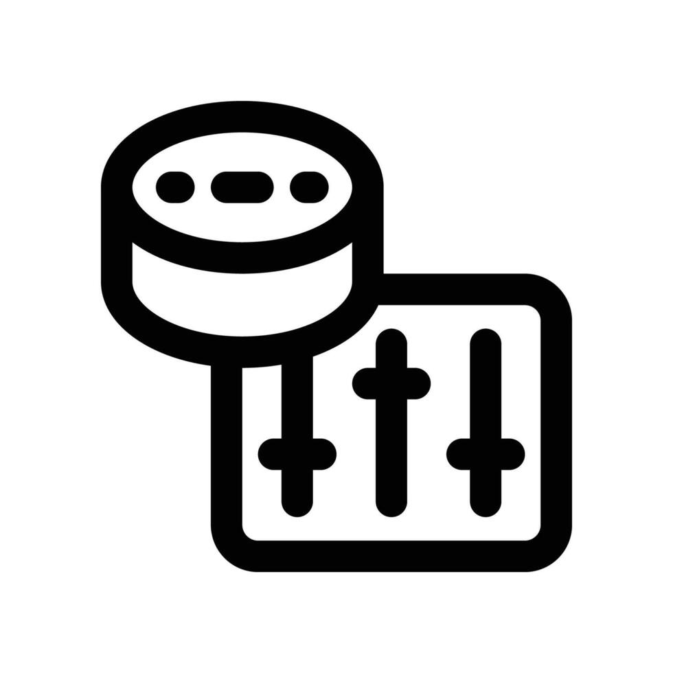 database setting icon. vector line icon for your website, mobile, presentation, and logo design.