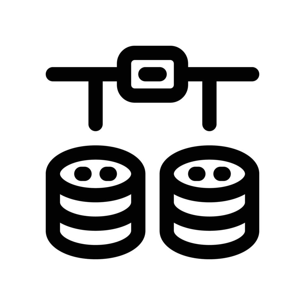 database link icon. vector line icon for your website, mobile, presentation, and logo design.