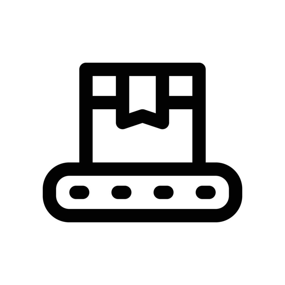 conveyor icon. vector line icon for your website, mobile, presentation, and logo design.