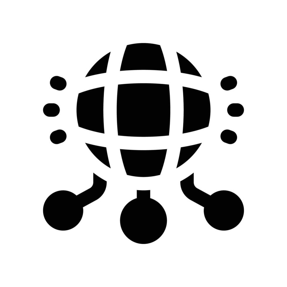 internet icon. vector glyph icon for your website, mobile, presentation, and logo design.