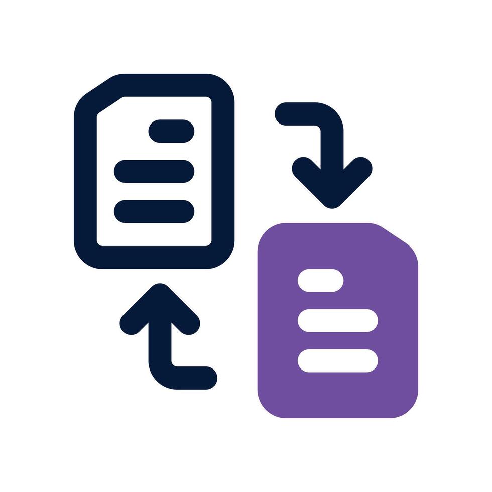 file sharing icon. vector dual tone icon for your website, mobile, presentation, and logo design.