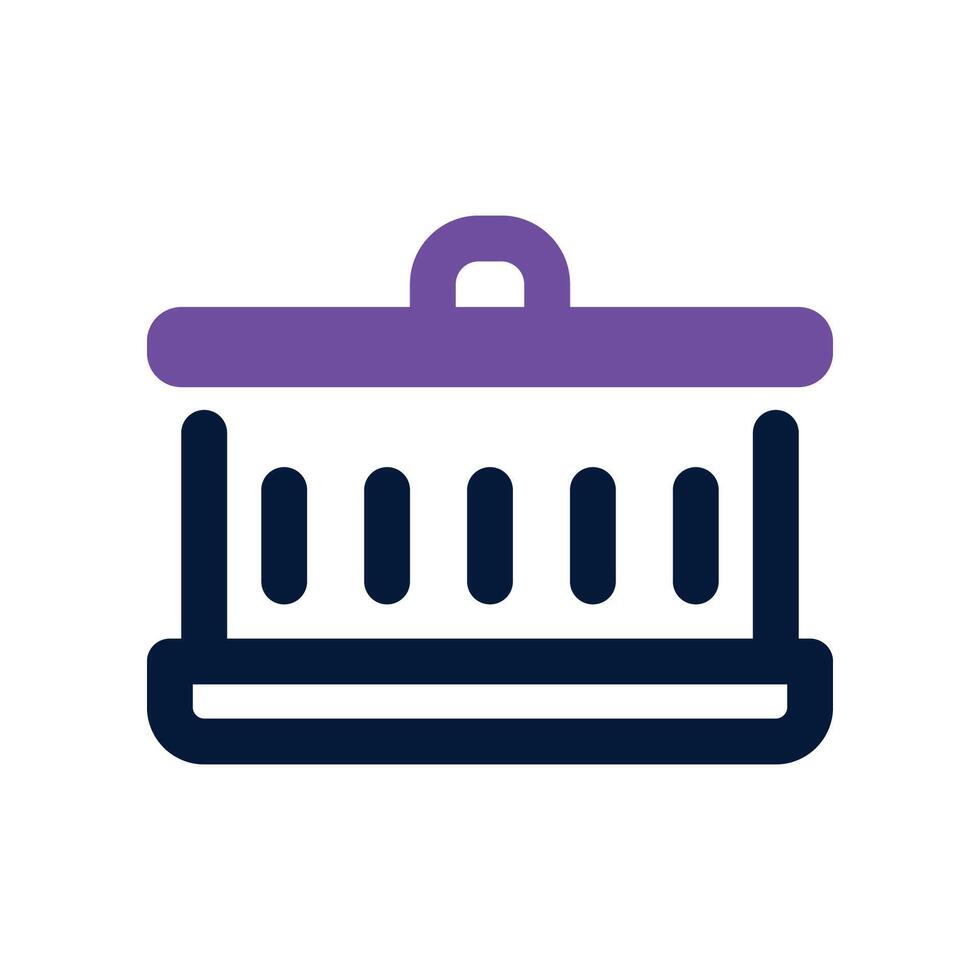 container icon. vector dual tone icon for your website, mobile, presentation, and logo design.