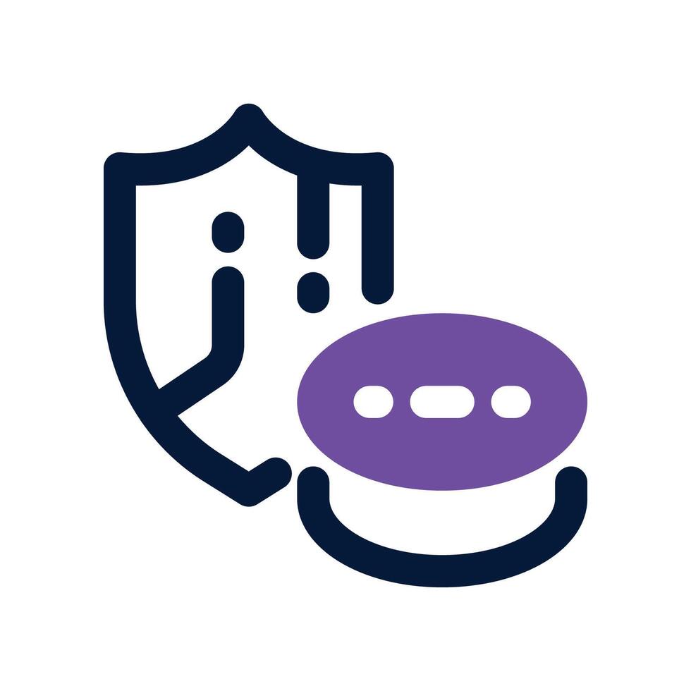 data secure icon. vector dual tone icon for your website, mobile, presentation, and logo design.