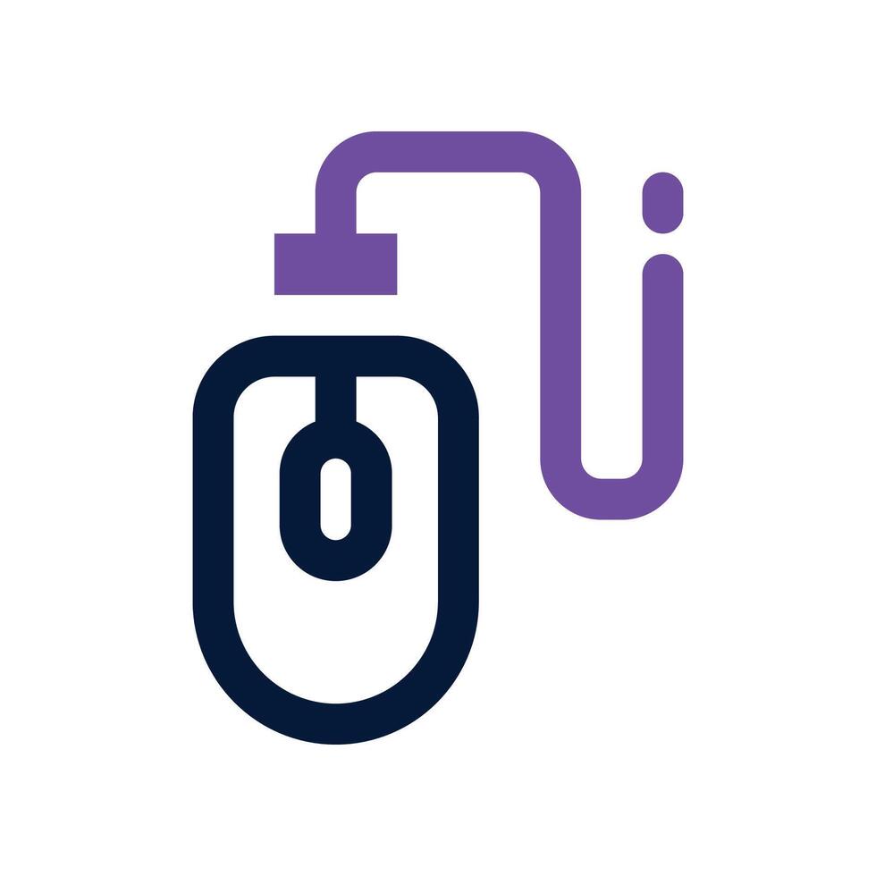 mouse icon. vector dual tone icon for your website, mobile, presentation, and logo design.