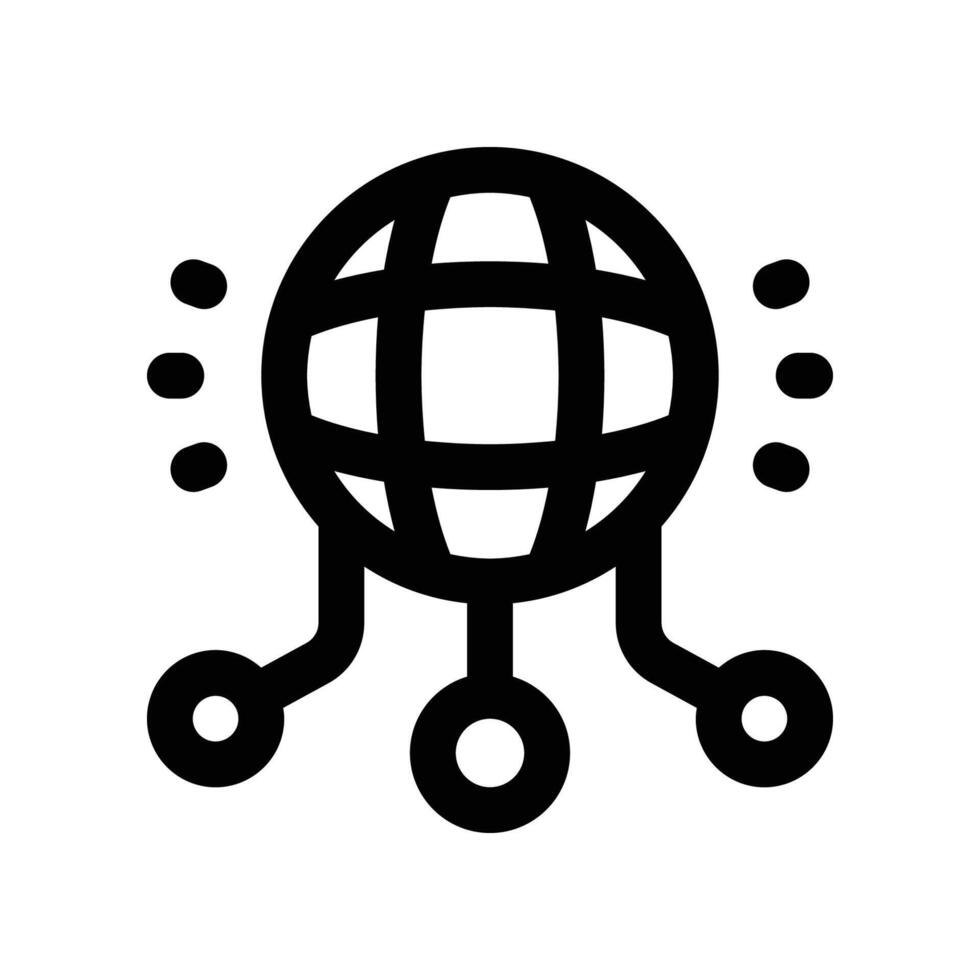internet icon. vector line icon for your website, mobile, presentation, and logo design.
