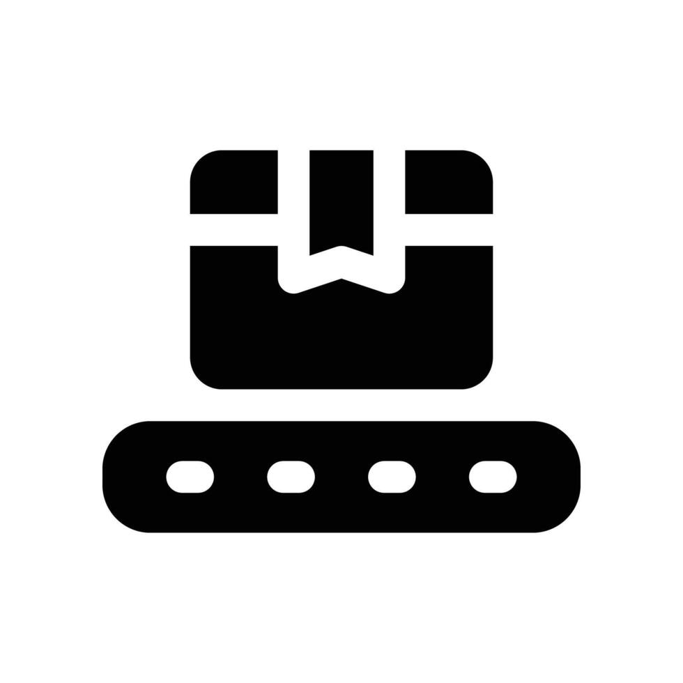 conveyor icon. vector glyph icon for your website, mobile, presentation, and logo design.