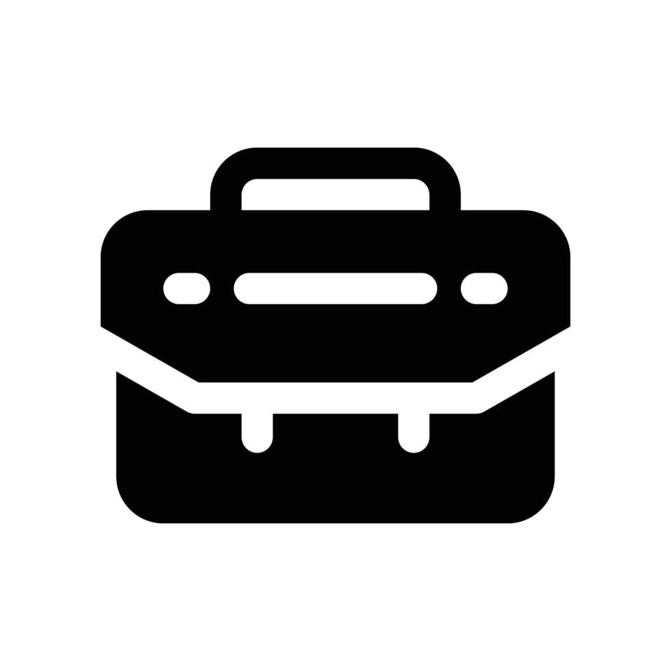 briefcase icon. vector glyph icon for your website, mobile, presentation, and logo design.