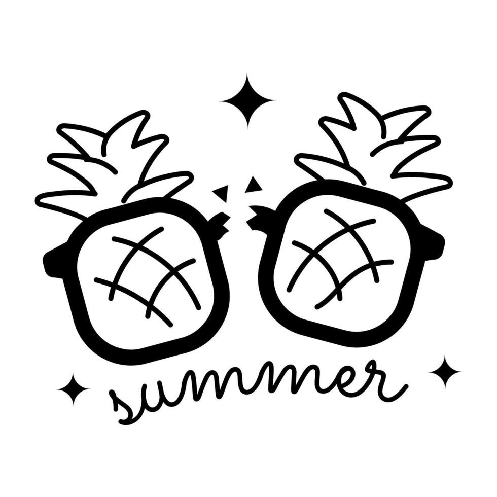 Trendy Summer Party vector