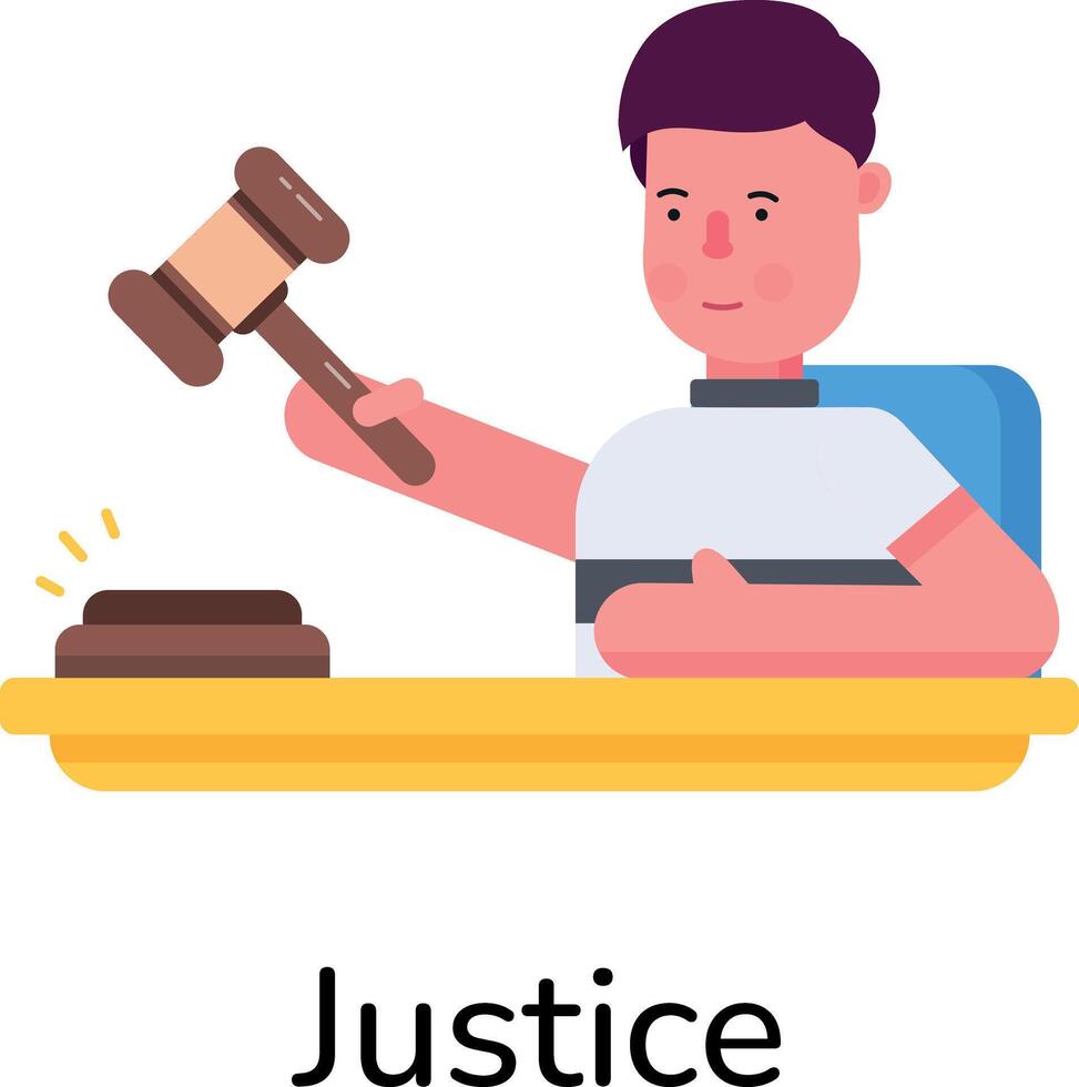 conceptos de justicia de moda vector