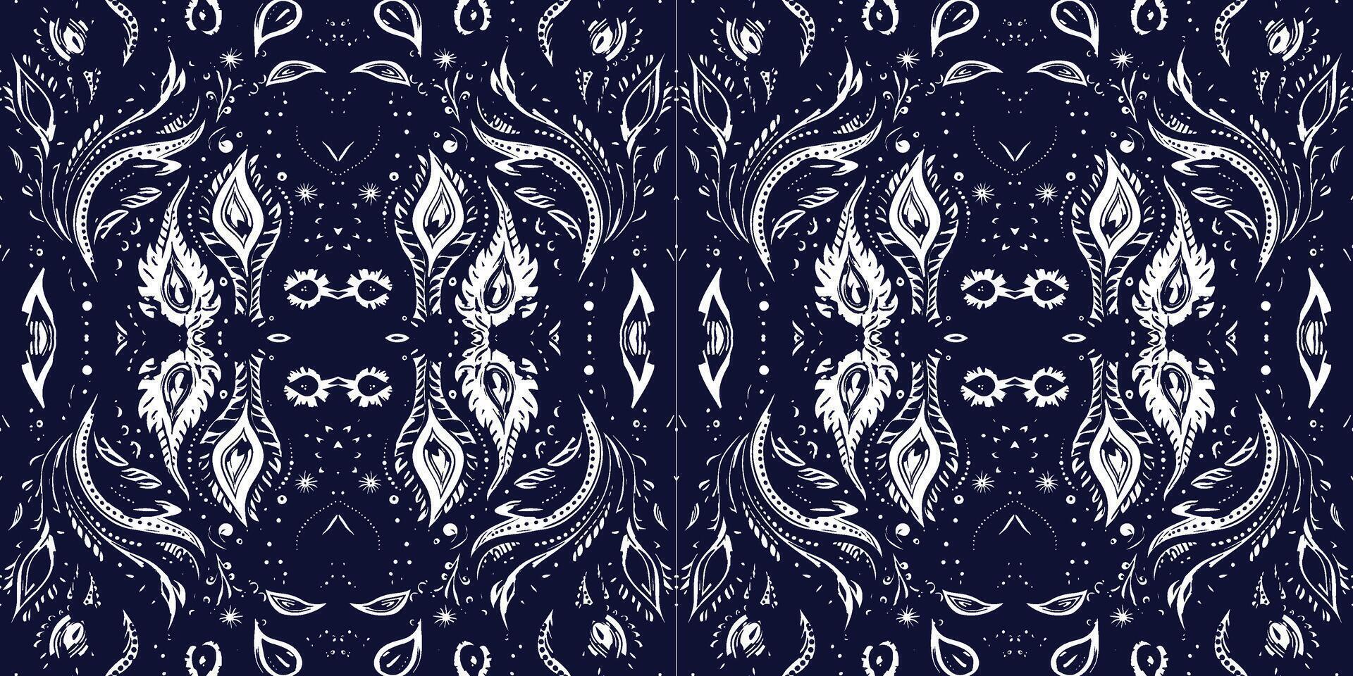 un sin costura patrón, geométrico tribal patrones, geométrico batik, ikat sin costura, azteca estilo , étnico boho sin costura patrón, lujo decorativo textil patrón., tela, cortina, alfombra, batik bordado vector