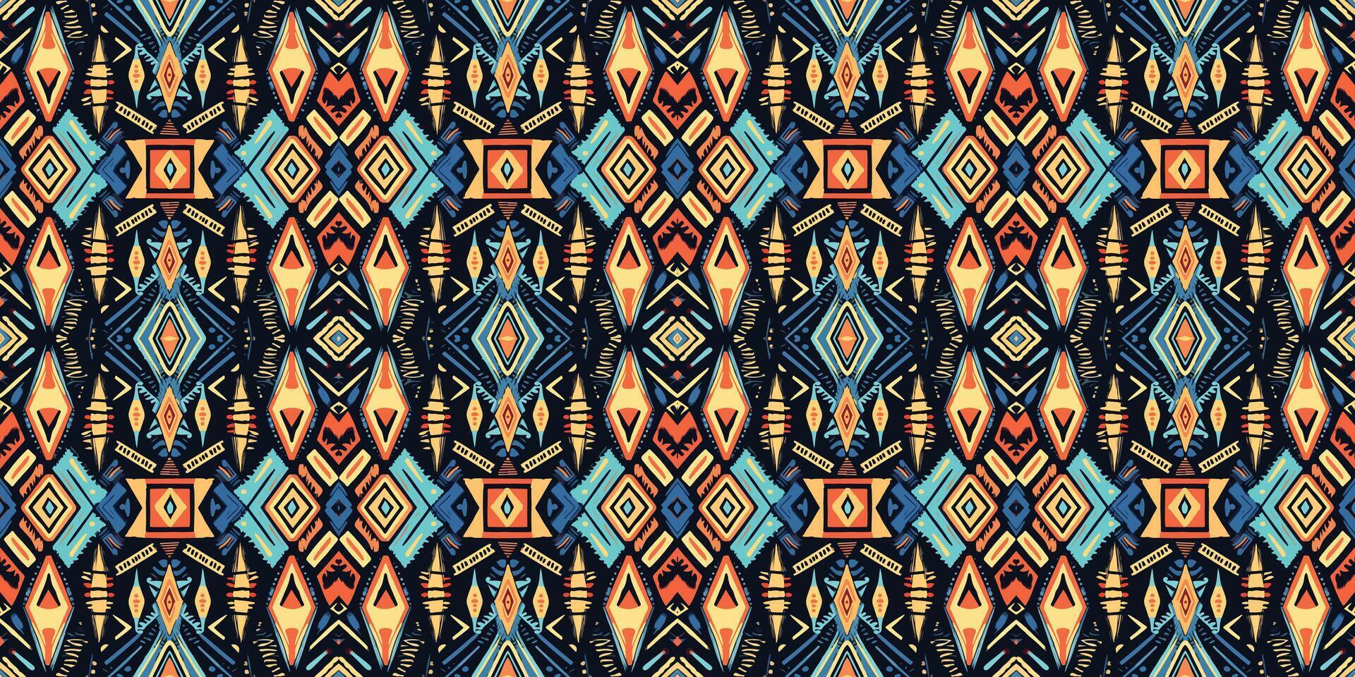 Abstract seamless pattern, seamless wallpaper, seamless background designed for use for interior, wallpaper, fabric, curtain, carpet, clothing, Batik, satin, background, illustration vector