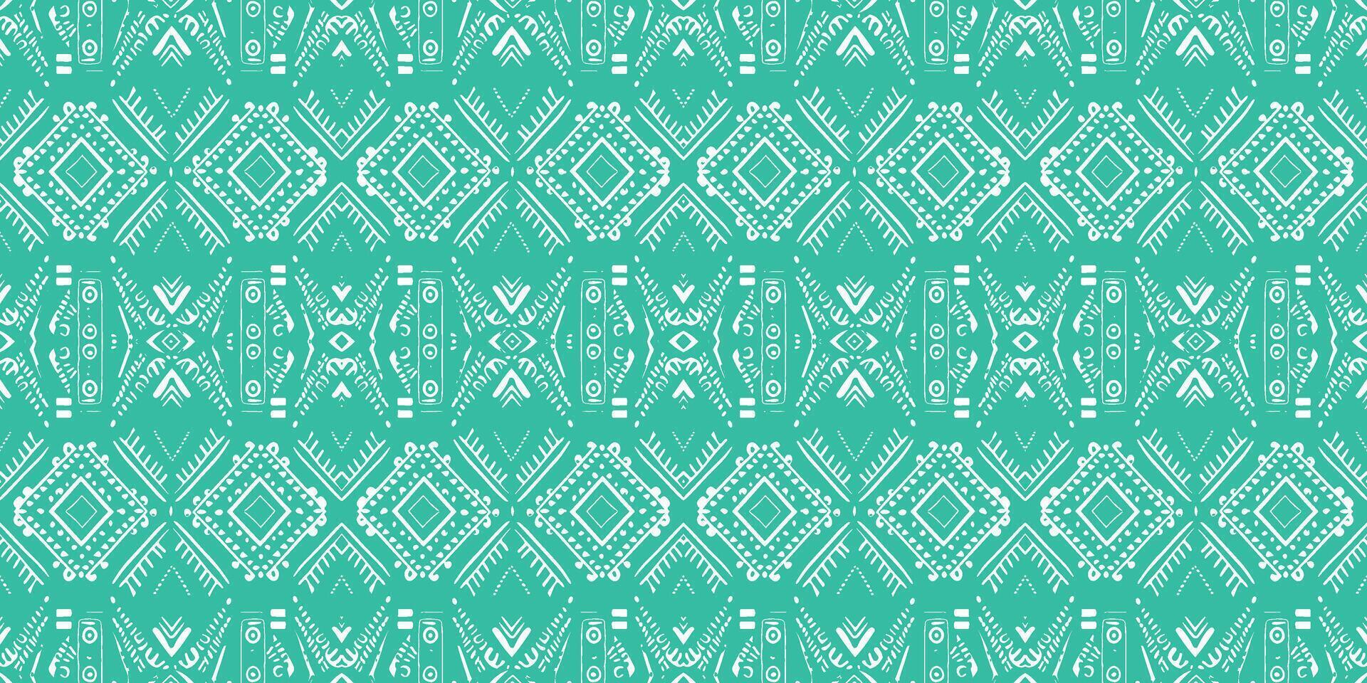 A seamless pattern, geometric tribal patterns, geometric batik, Ikat seamless, aztec style , ethnic boho seamless pattern, luxury decorative textile pattern., fabric, curtain, carpet, Batik Embroidery vector