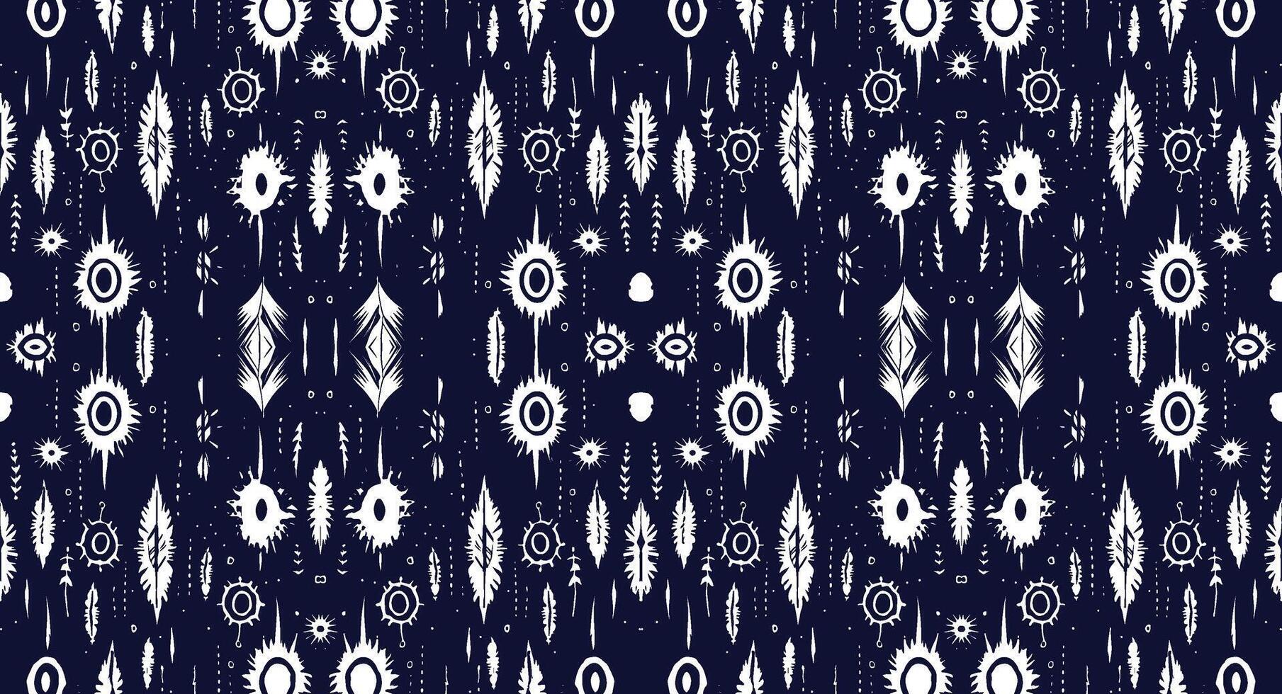 A seamless pattern, geometric tribal patterns, geometric batik, Ikat seamless, aztec style , ethnic boho seamless pattern, luxury decorative textile pattern., fabric, curtain, carpet, Batik Embroidery vector