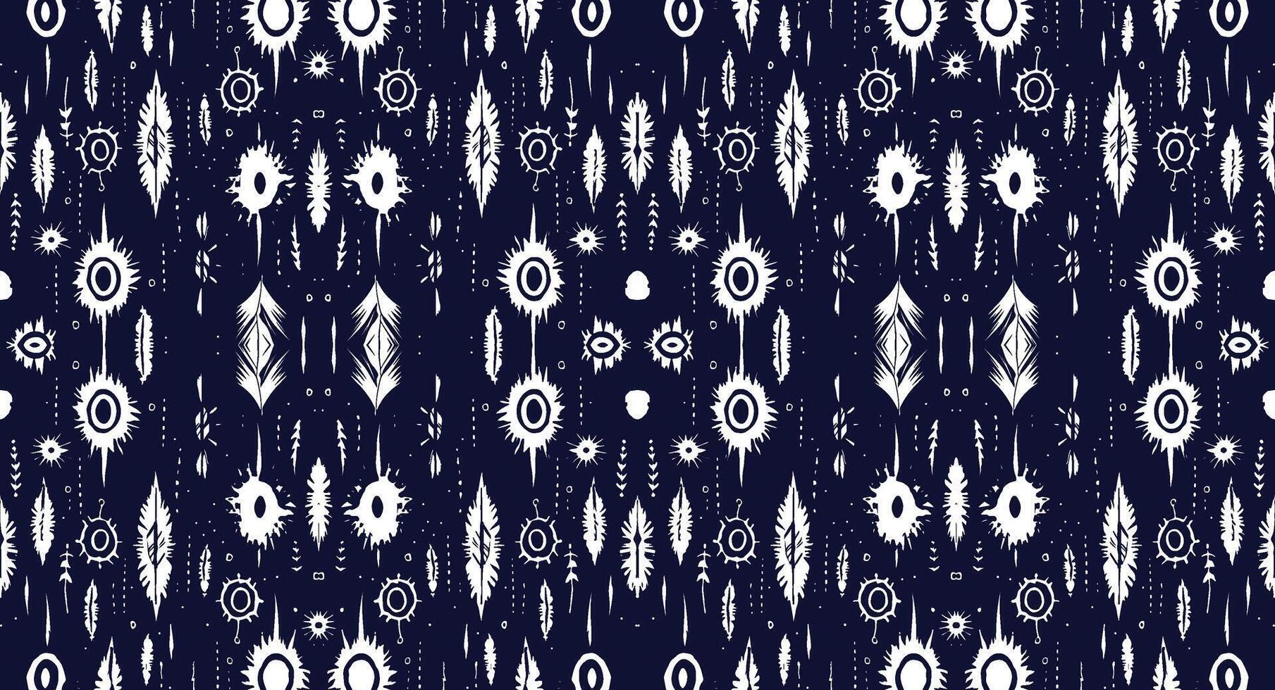 A seamless pattern, geometric tribal patterns, geometric batik, Ikat seamless, aztec style , ethnic boho seamless pattern, luxury decorative textile pattern., fabric, curtain, carpet, Batik Embroidery vector