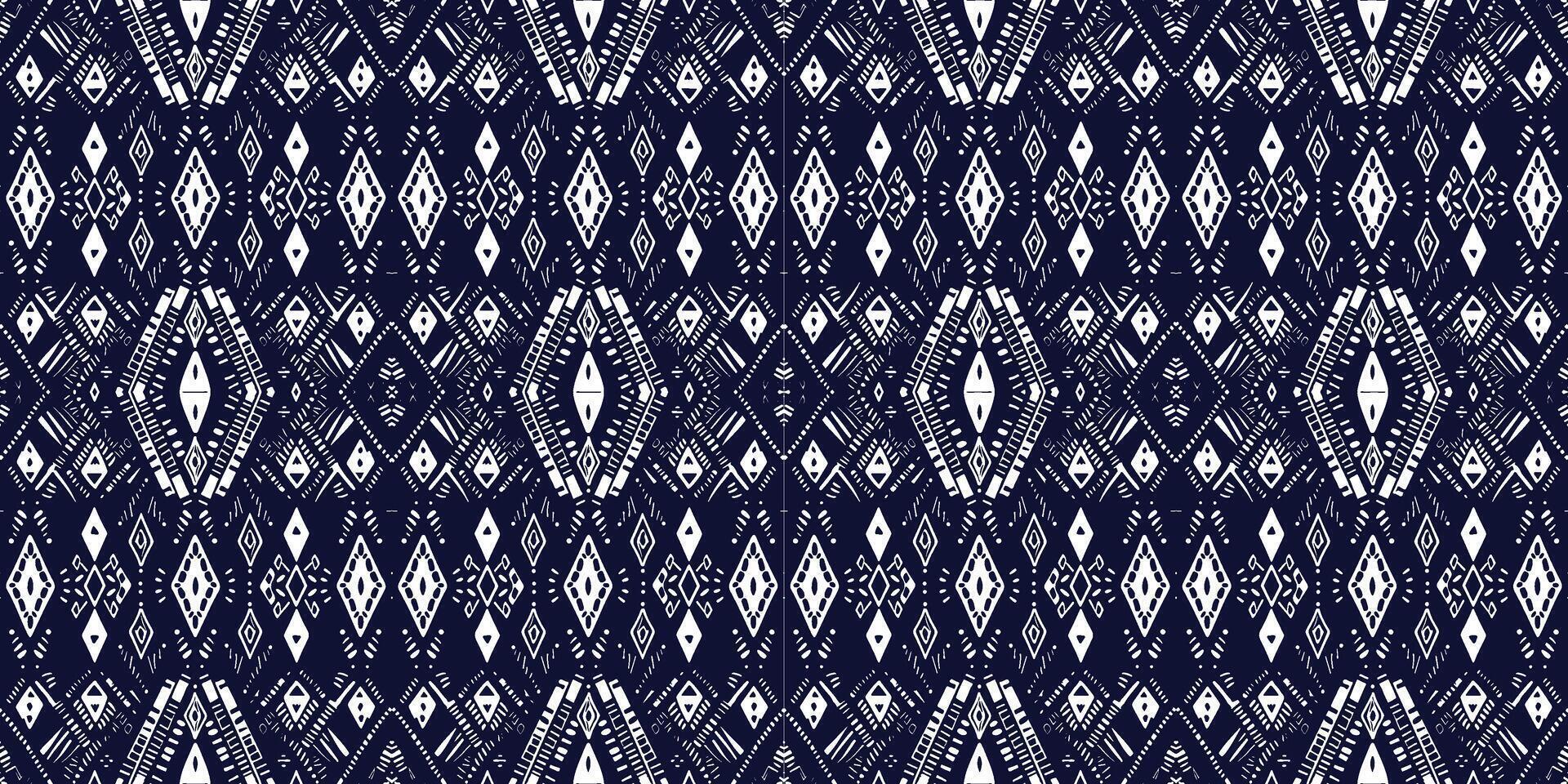 un sin costura patrón, geométrico tribal patrones, geométrico batik, ikat sin costura, azteca estilo , étnico boho sin costura patrón, lujo decorativo textil patrón., tela, cortina, alfombra, batik bordado vector