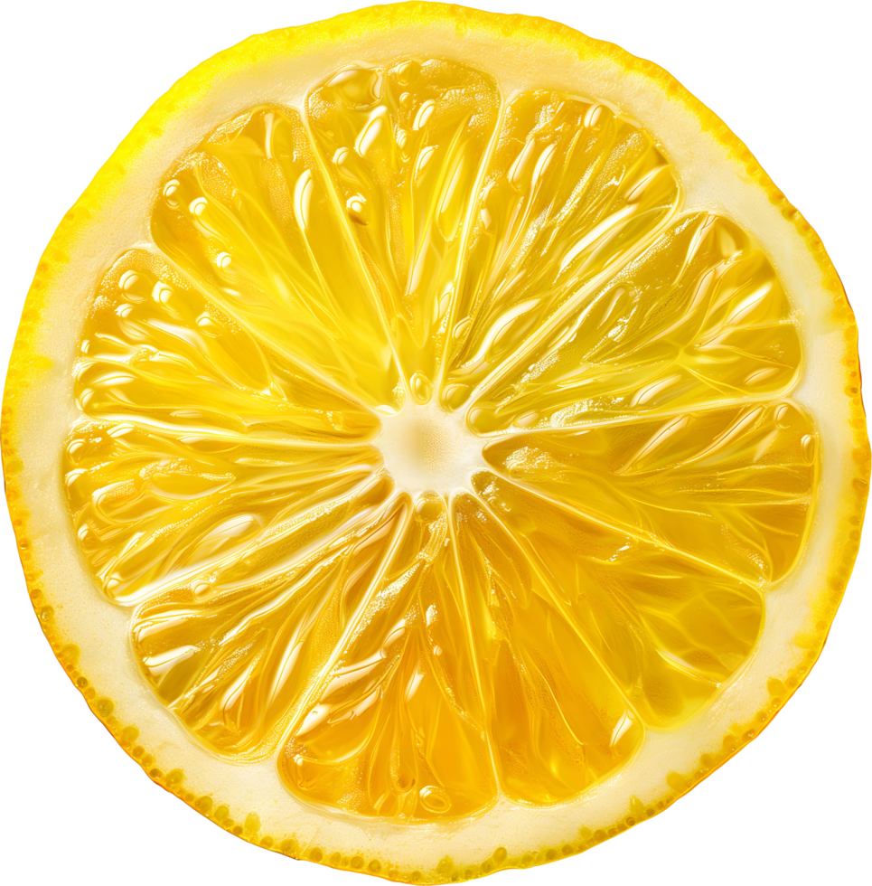 ai généré citron traverser section png