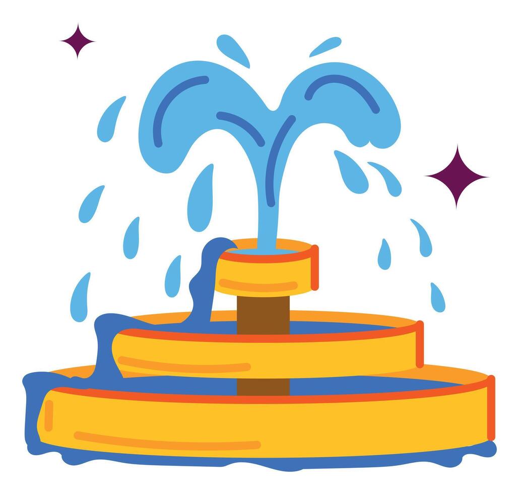 Trendy Water Fountain 41491700 Vector Art at Vecteezy