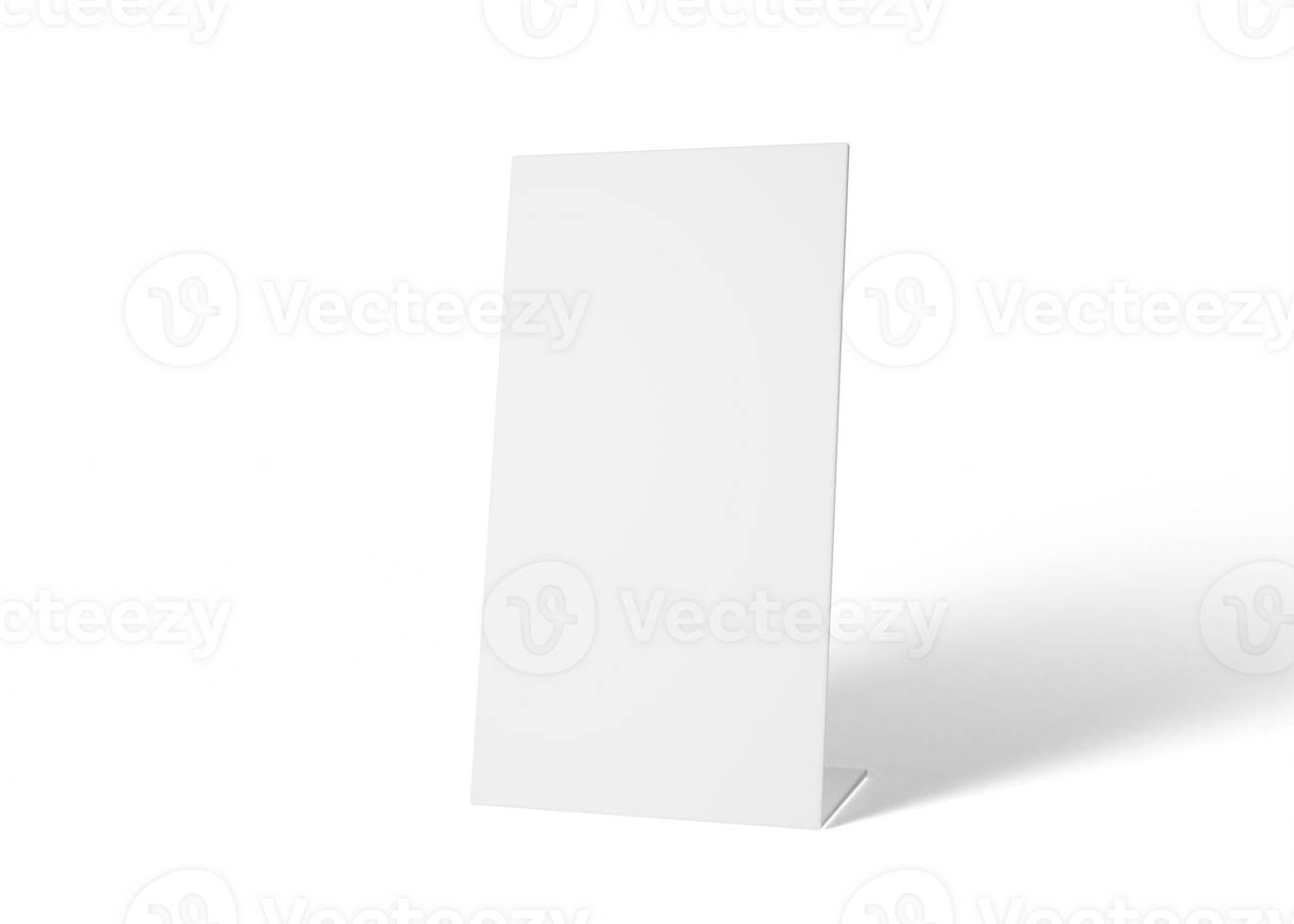 Frame standing on table mockup png