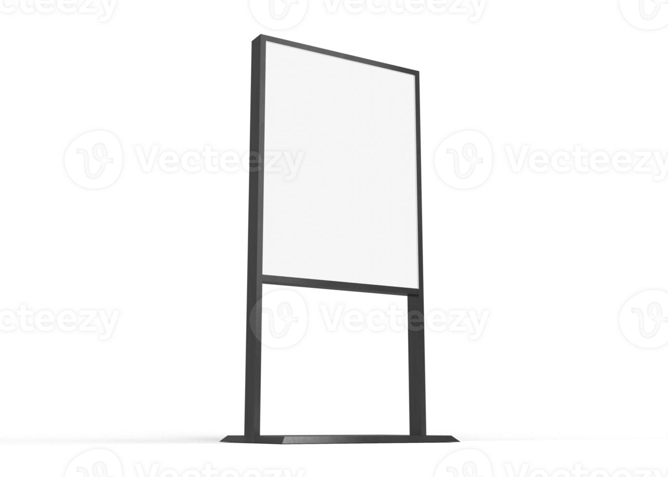 advertising stand banner mockup png