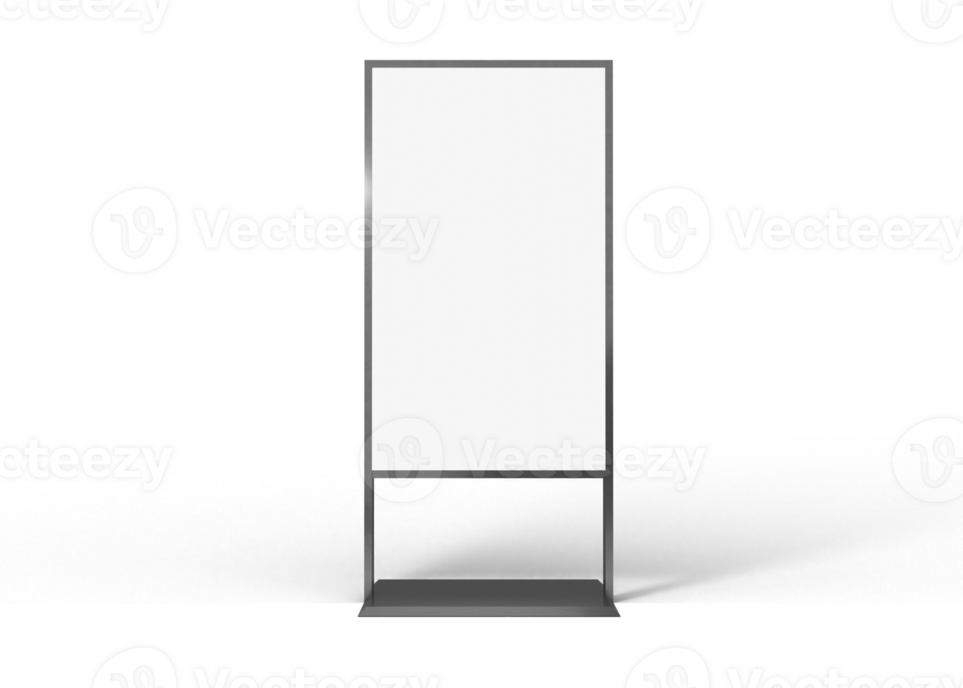 advertising stand banner mockup png