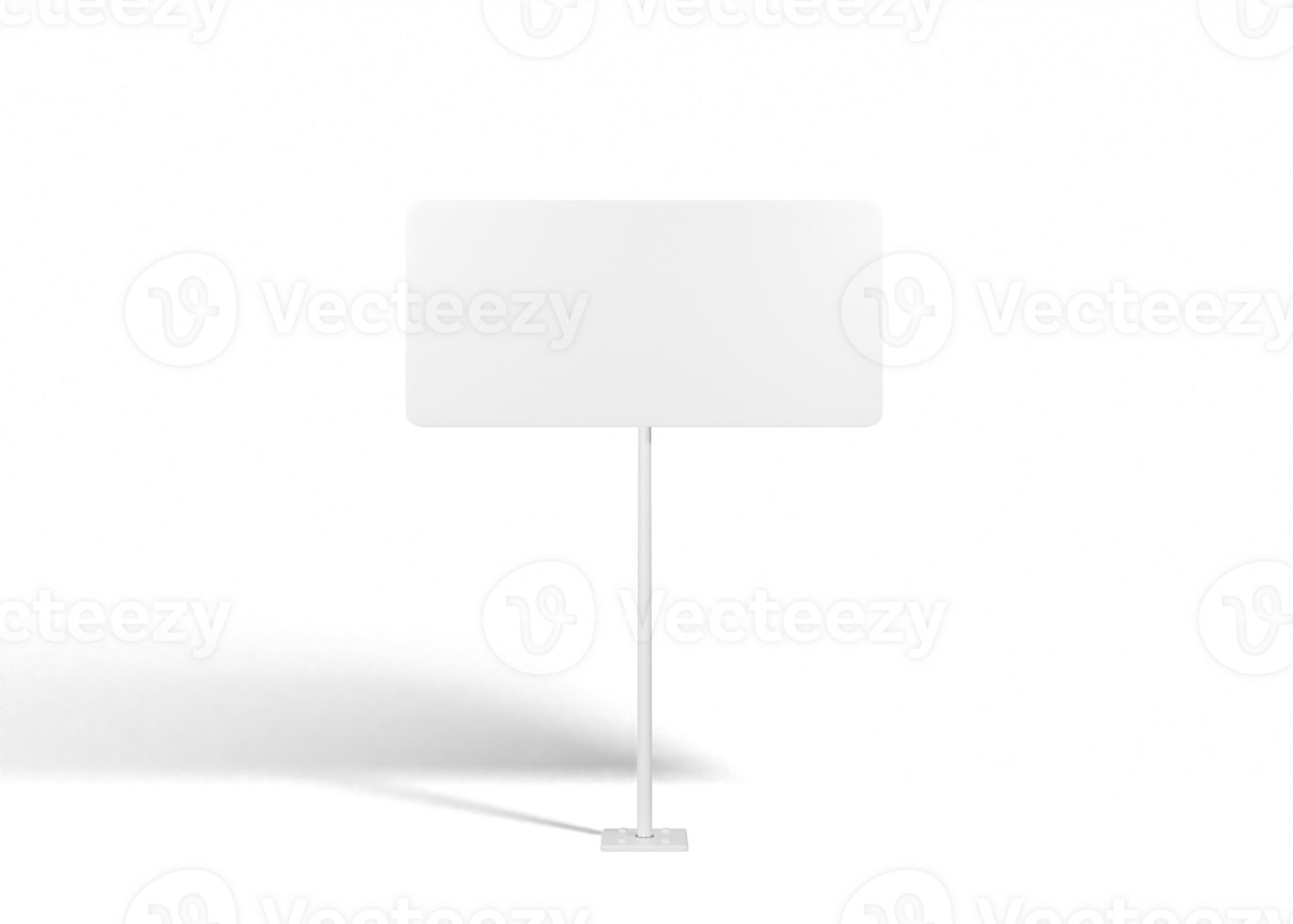 Information board mockup png