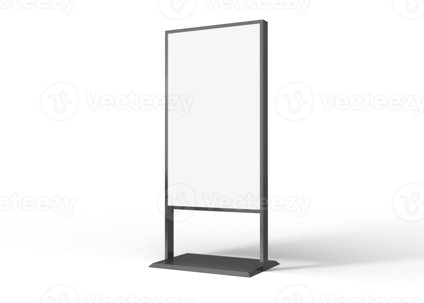 advertising stand banner mockup png