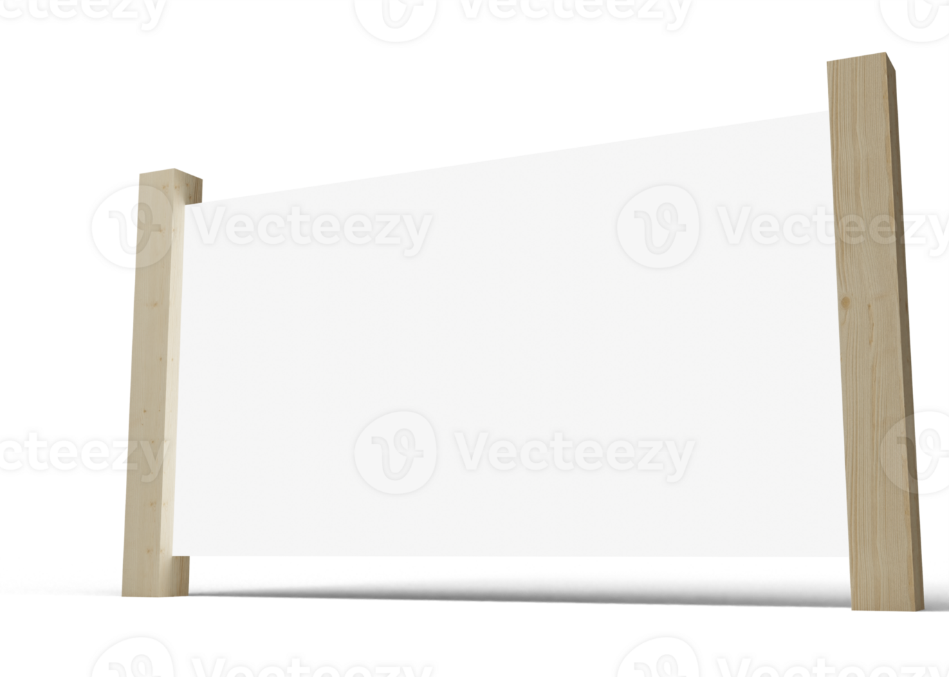 whiteboard standing on white background. png