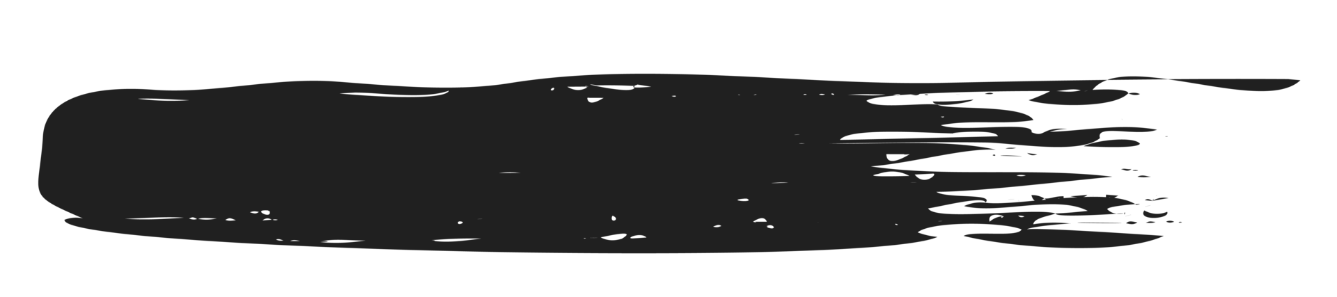 black staine brush, grunge banner, hand drawn splash. Grunge badge brush, hand drawn black png