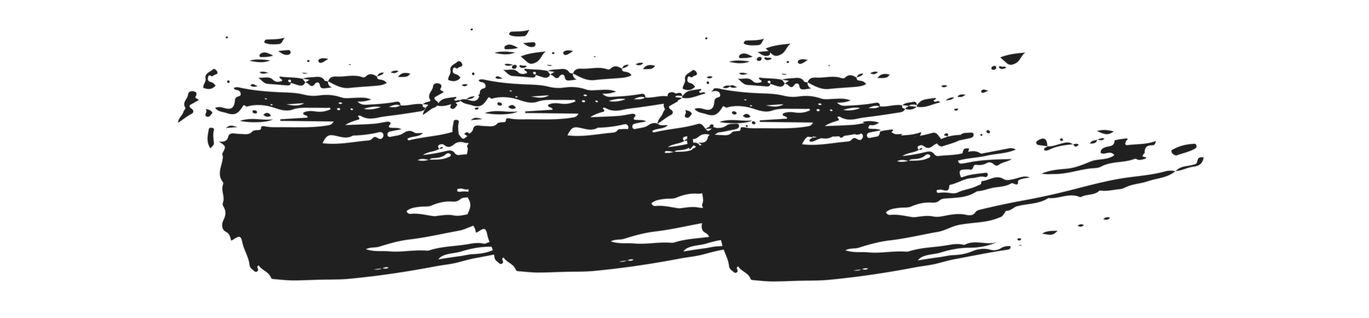 black staine brush, grunge banner, hand drawn splash. Grunge badge brush, hand drawn black png