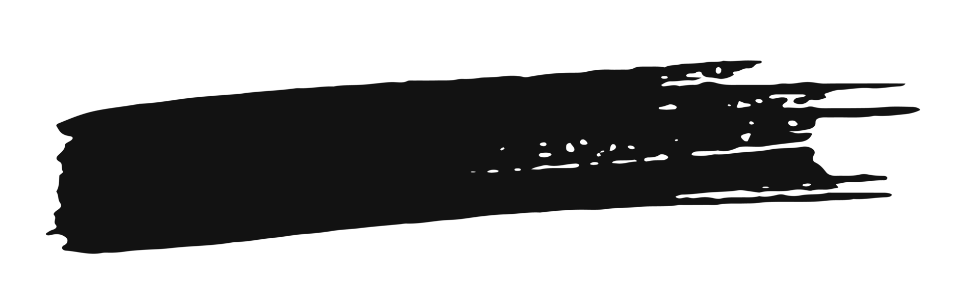 black staine brush, grunge banner, hand drawn splash. Grunge badge brush, hand drawn black png