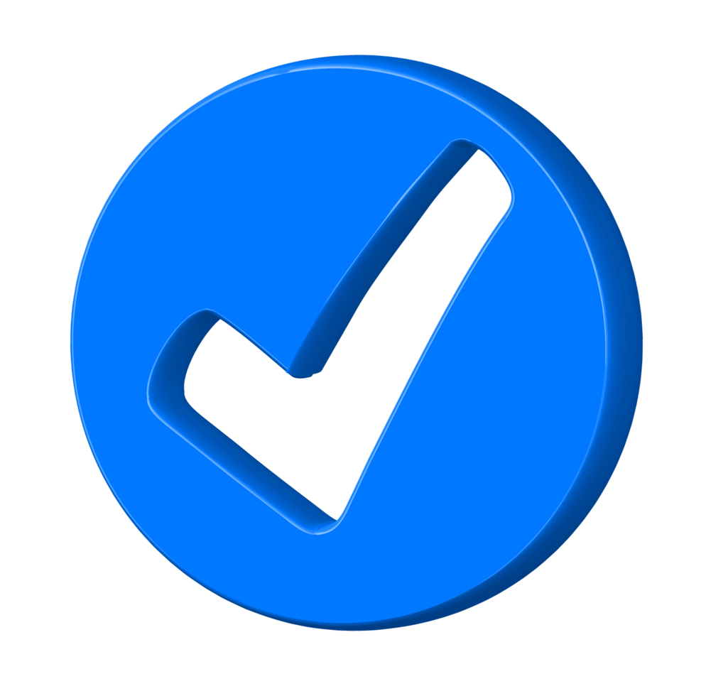 3d checklist sign icon checkmark, agreement, approved png