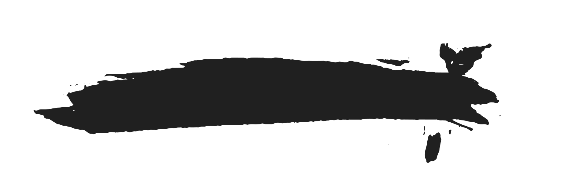 black staine brush, grunge banner, hand drawn splash. Grunge badge brush, hand drawn black png