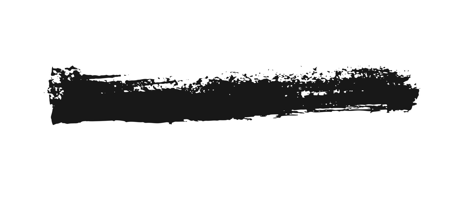 black staine brush, grunge banner, hand drawn splash. Grunge badge brush, hand drawn black png
