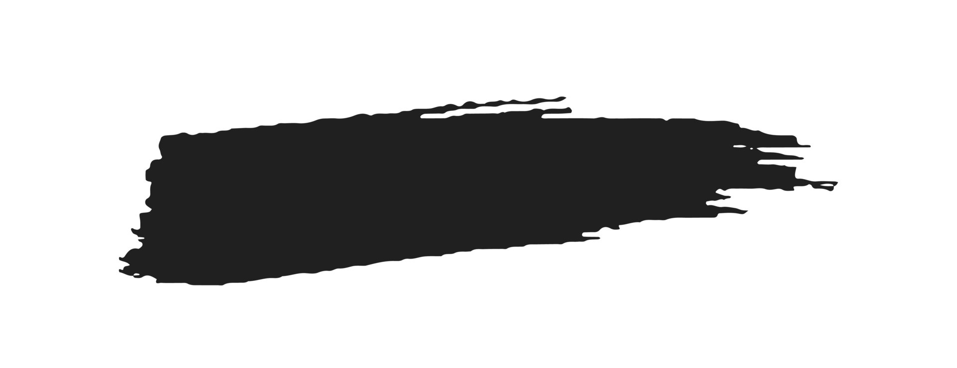 black staine brush, grunge banner, hand drawn splash. Grunge badge brush, hand drawn black png