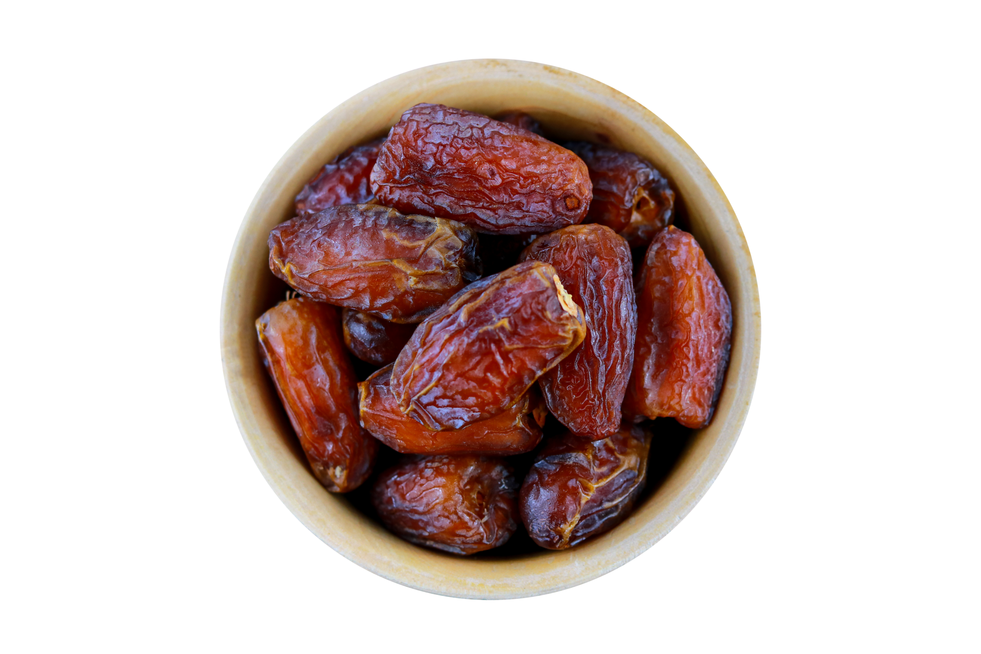 Dried dates in a bowl isolated on a transparent background. 41493877 PNG