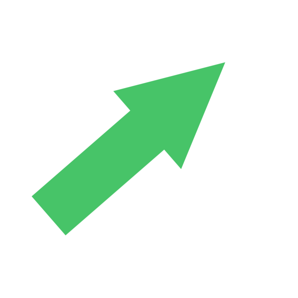 symbol icon green arrow png