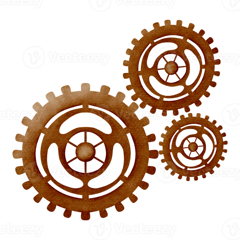Cog Wheel or Rotary icon drawing png