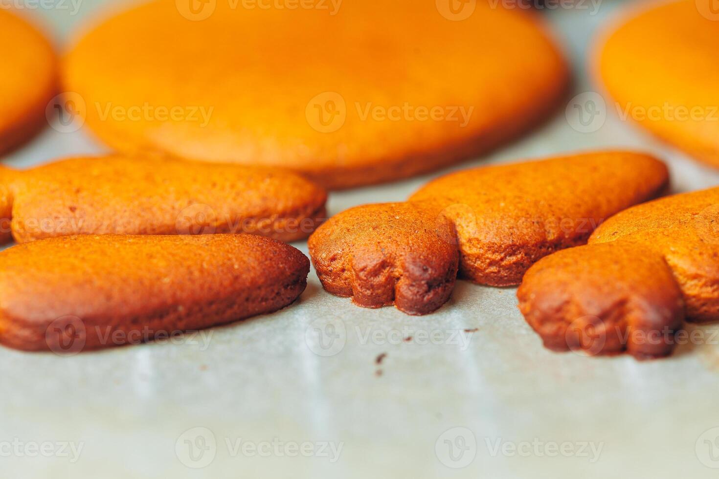 gingerbread cookies close up background photo