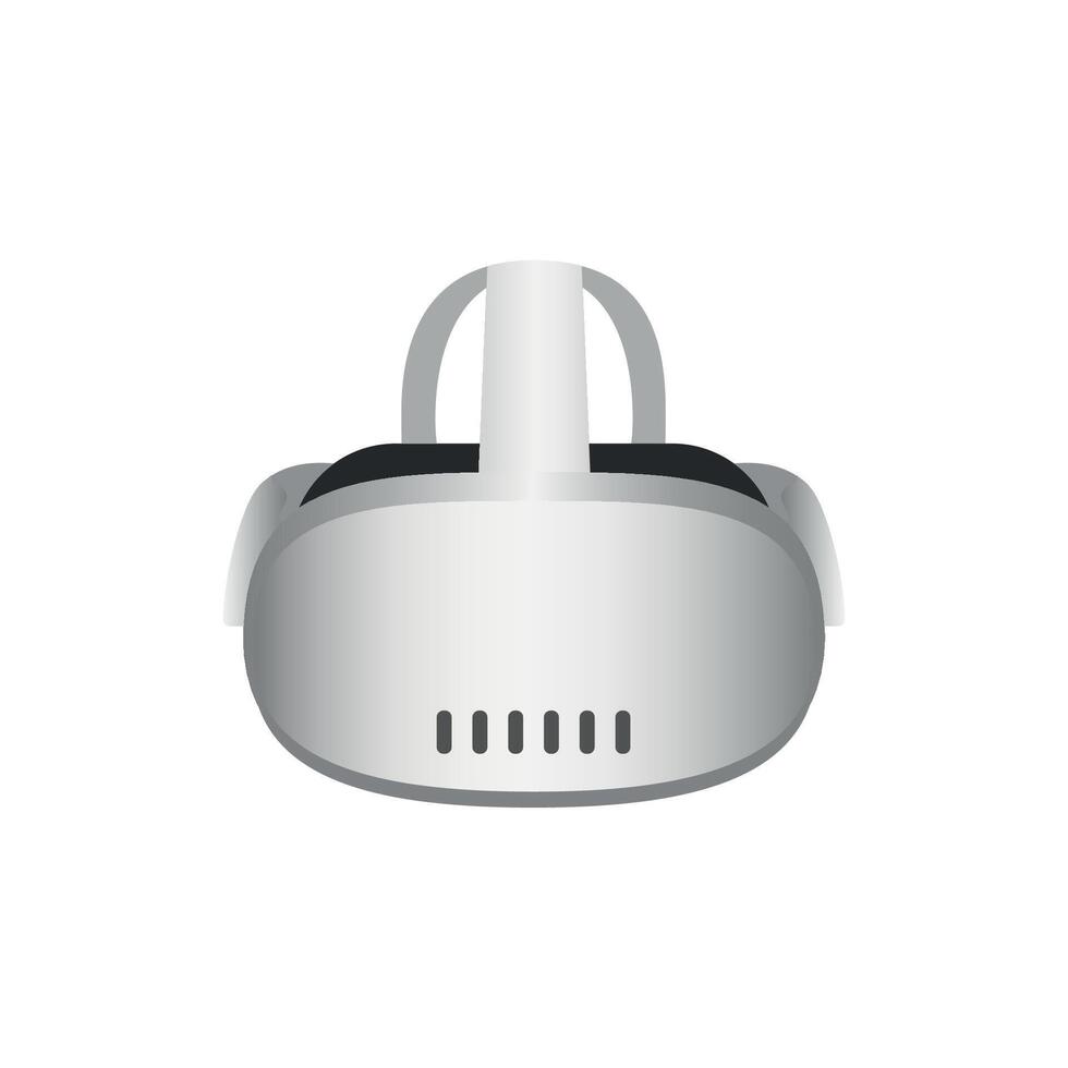 Virtual Reality or VR Headset Vector. Spatial Computing Vector. vector