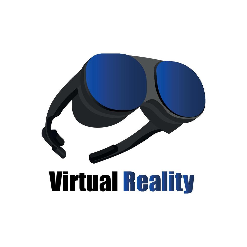 Virtual Reality or VR Headset Vector. Spatial Computing Vector. vector