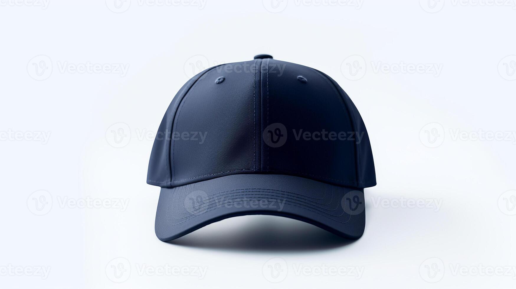 ai generado foto de Armada azul béisbol gorra aislado en blanco antecedentes. ai generado