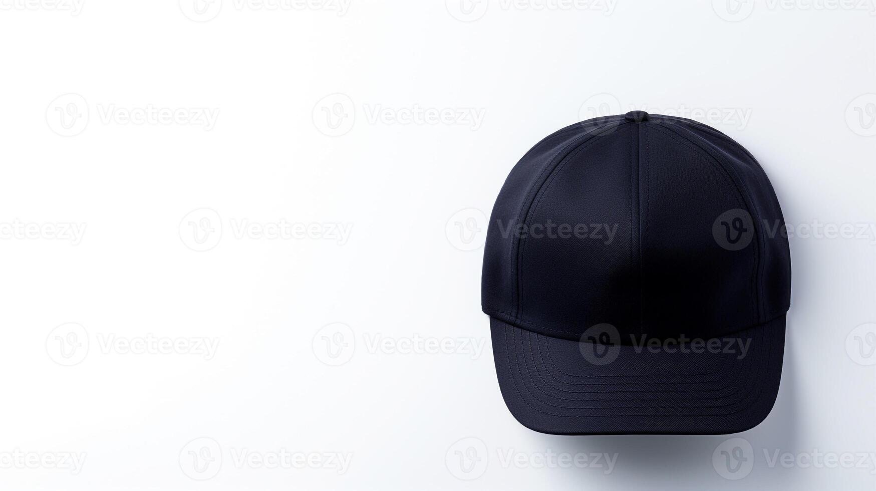 AI generated Photo of Navy Blue Flat Cap isolated on white background. AI Generated