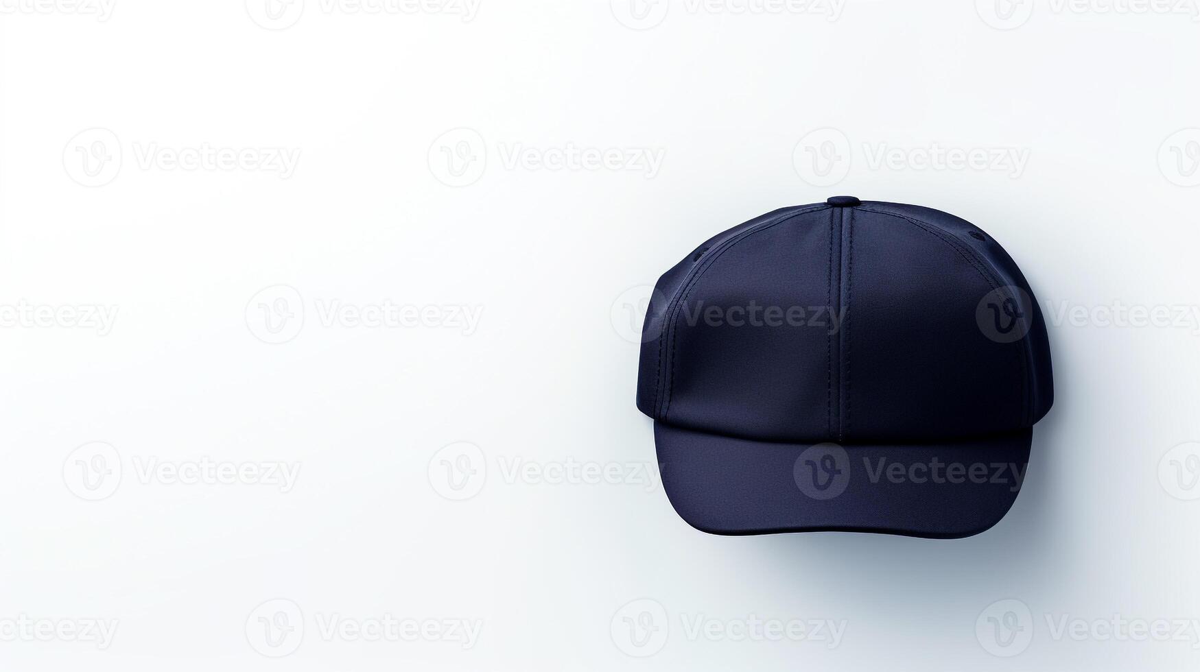 AI generated Photo of Navy Blue Flat Cap isolated on white background. AI Generated