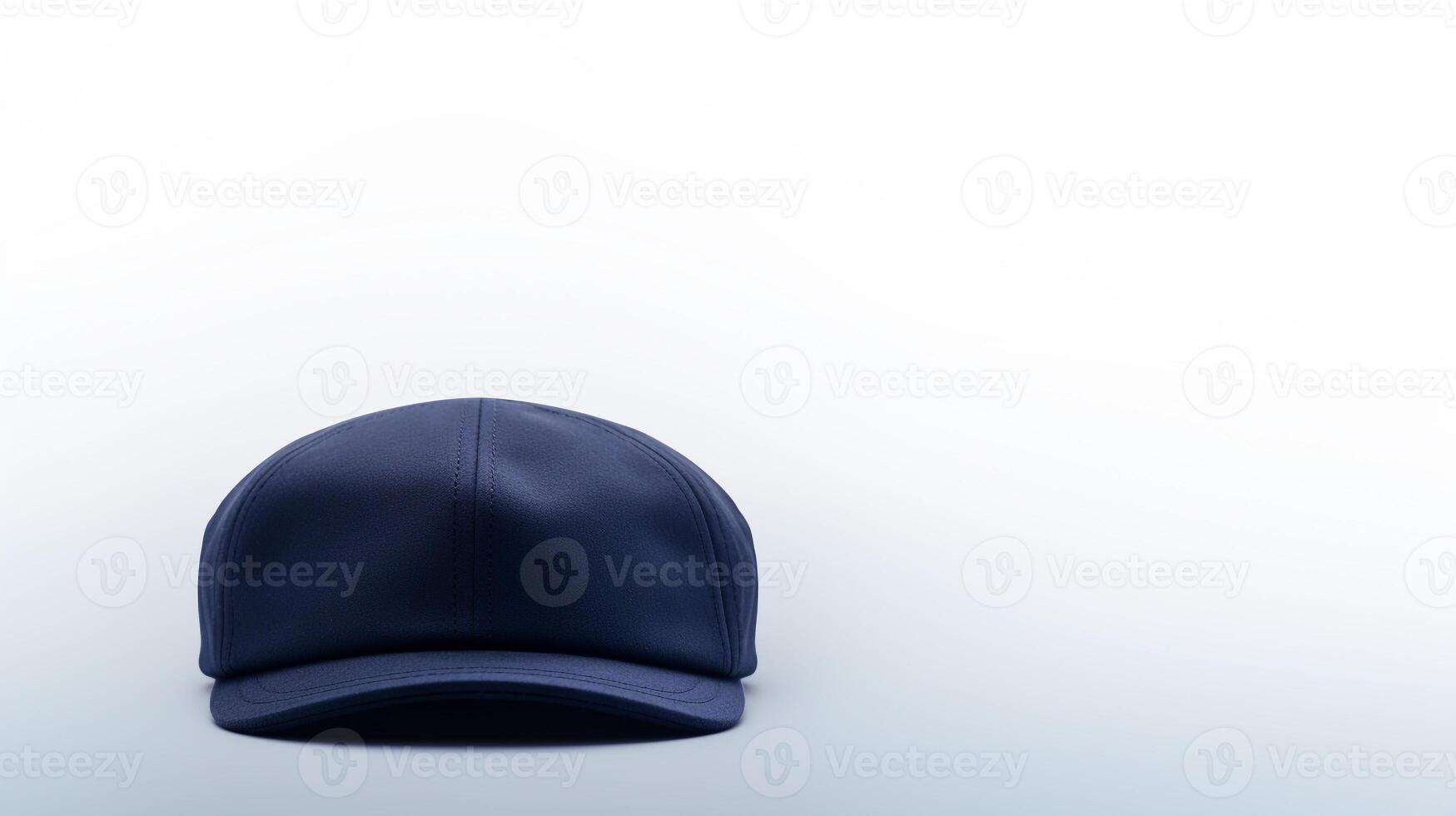 ai generado foto de Armada azul vendedor de periódicos gorra aislado en blanco antecedentes. ai generado