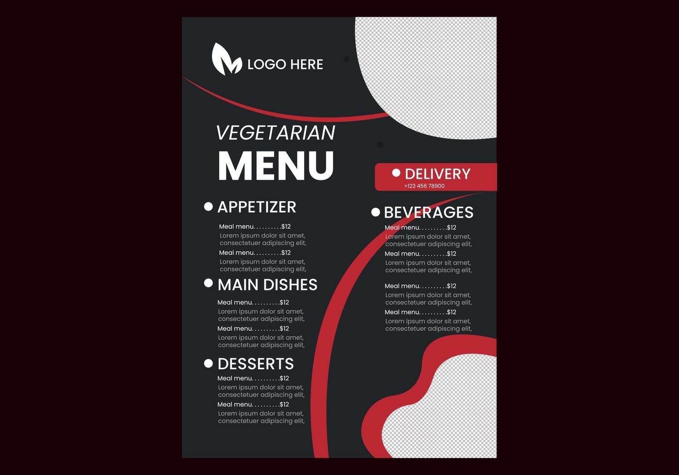 FOOD FLYER DESIGN vector
