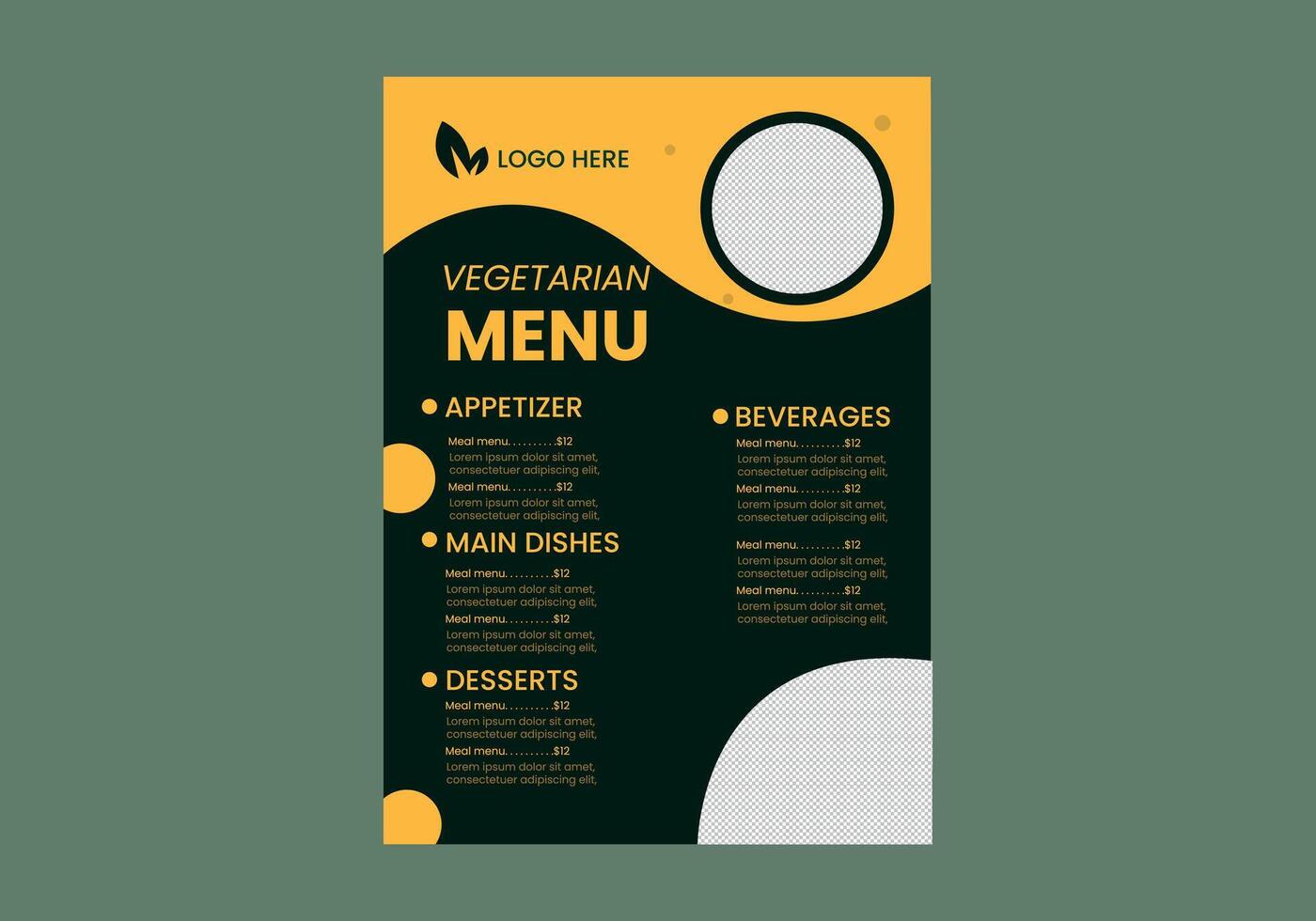 FOOD FLYER DESIGN vector