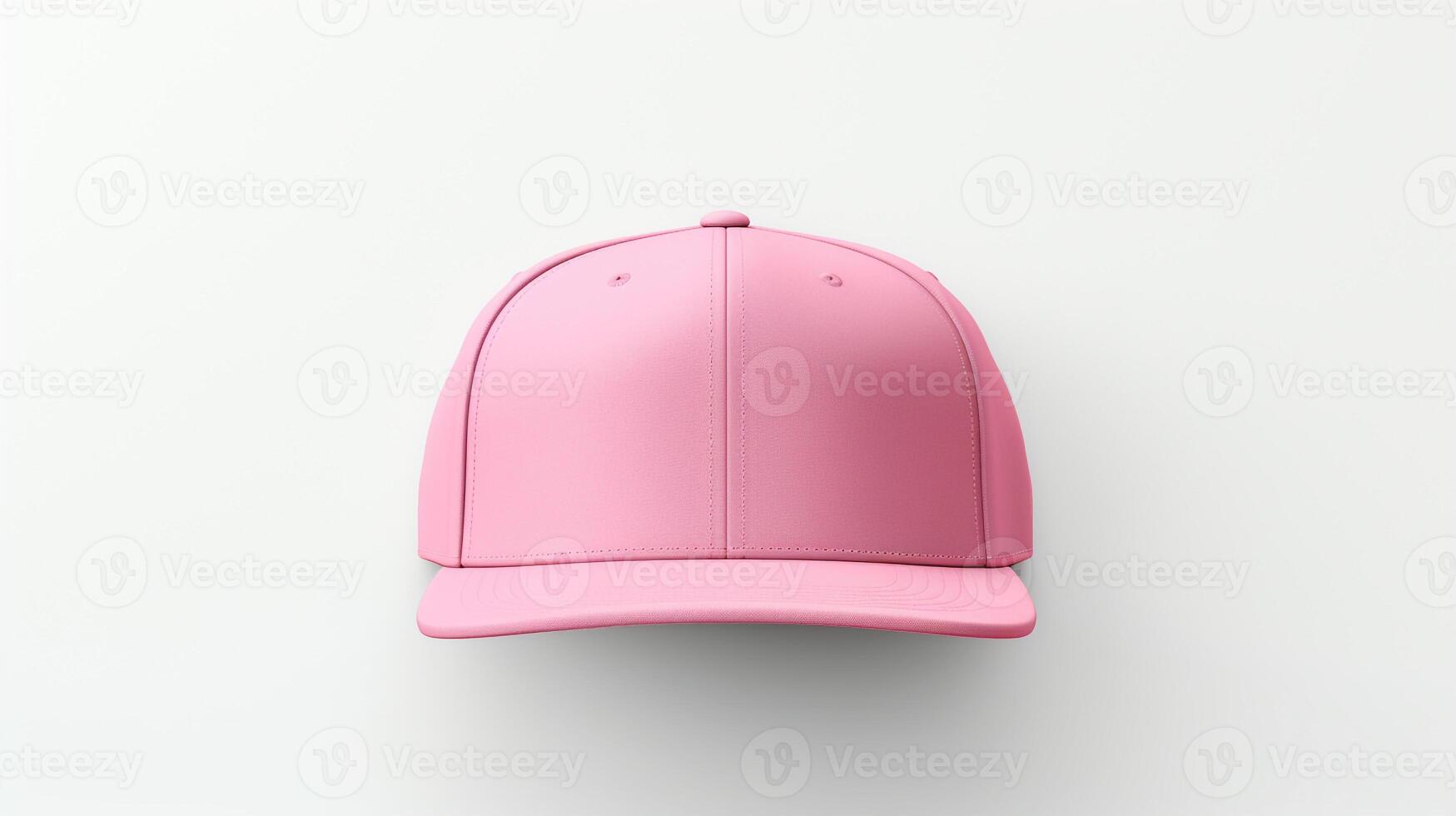 AI generated Photo of Pink Snapback isolated on white background. AI Generated