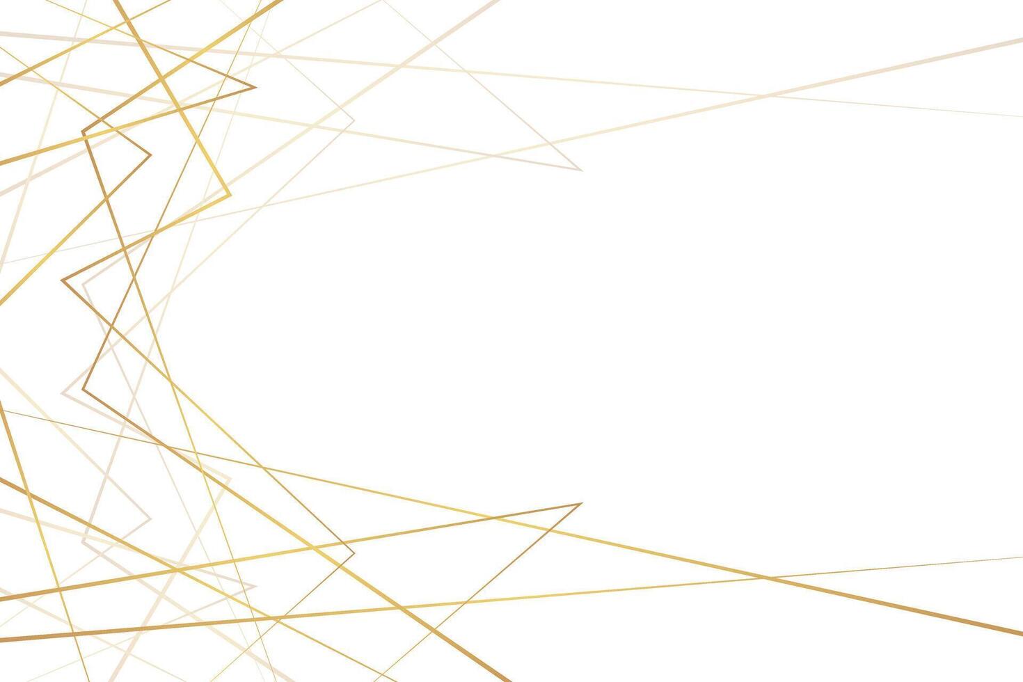 Luxury premium golden random chaotic wave lines abstract background design vector