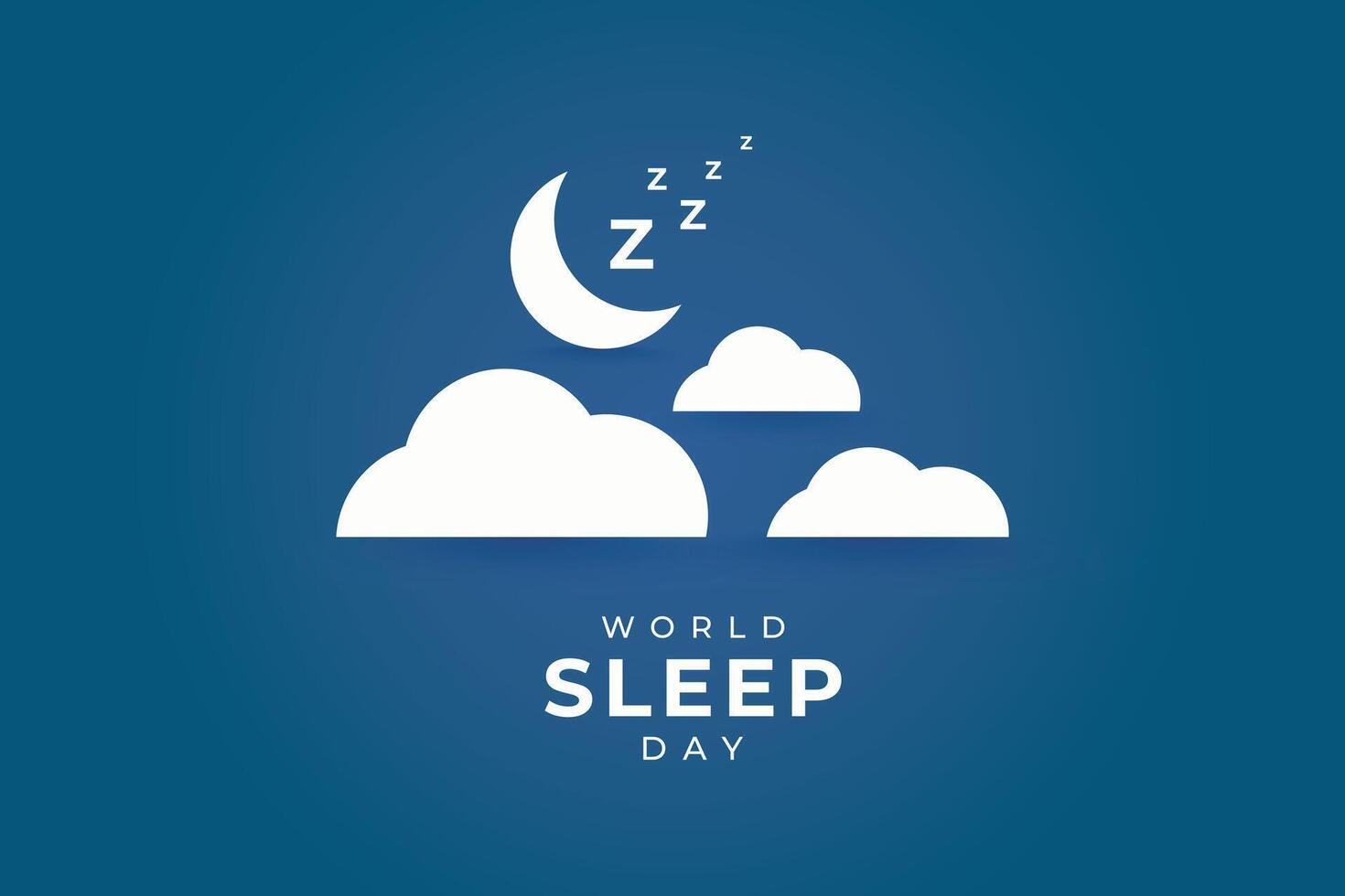 World Sleep Day Vector Design Illustration for Background, Poster, Banner, Advertising, Greeting Card