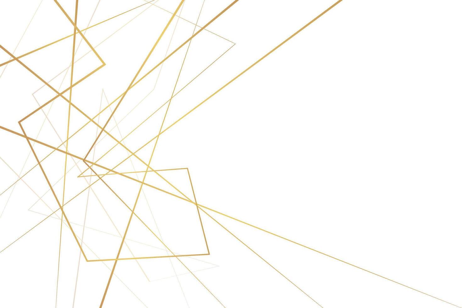 Luxury premium golden random chaotic wave lines abstract background design vector